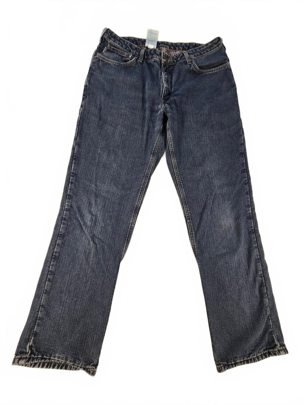 Vintage Carhartt Iconic B11 Flannel Lined Jeans 14x32 Workwear Utility Gorpcore